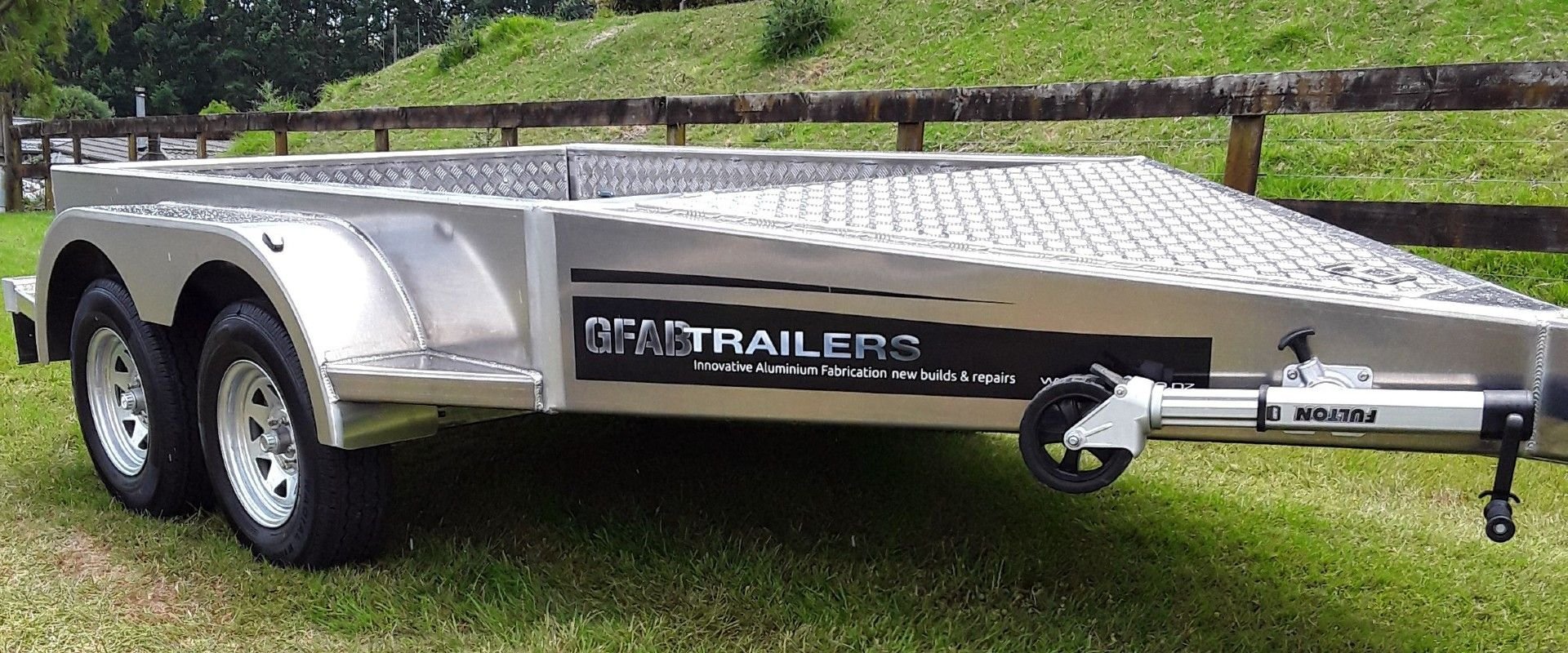 GFAB Trailers - 2500x1770 Alloy Scissor Lift Trailer 3500 GVM